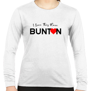 Kaos I Love This Place Bunton - Long White Woman