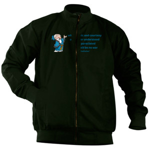 Jaket Bomber Confucius quotes