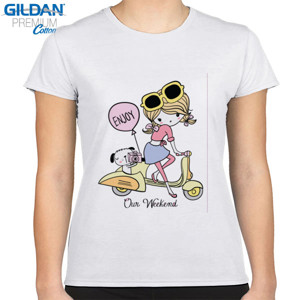 Kaos Kaos Wanita Enjoy Our Weekend