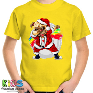 Kaos Cute Santa Dog