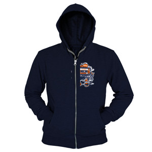 Hoodie Zipper Kaset zombie