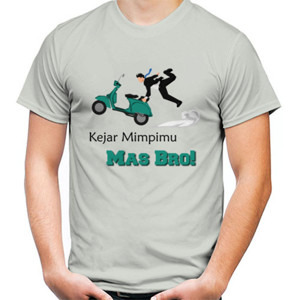 Kaos Kejar Mimpi menaiki Vespa