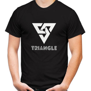 Kaos T SHIRT KAOS DESAIN CUSTOM TRIANGLE KEREN MURAH