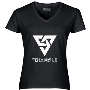 Kaos T SHIRT KAOS DESAIN CUSTOM TRIANGLE KEREN MURAH