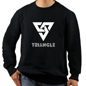 Jaket Sweater T SHIRT KAOS DESAIN CUSTOM TRIANGLE KEREN MURAH