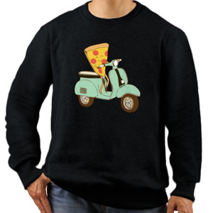 Jaket Sweater Pizza Delivery