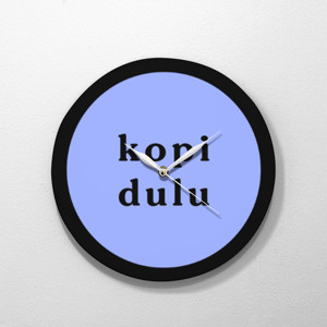 Jam Dinding kopi dulu