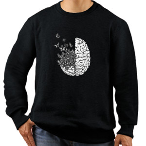 Jaket Sweater Butterfly Brain