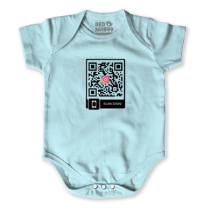 Baby Jumper Kaos QR CODE (Maaf anda kena prank) Bisa custom