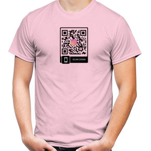 Kaos Kaos QR CODE (Maaf anda kena prank) Bisa custom