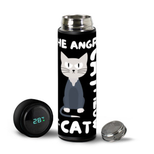 Tumbler LED Suhu The Cat Meow