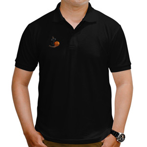 Kaos Polo DISTRO Collection G_BLACK FOREVER