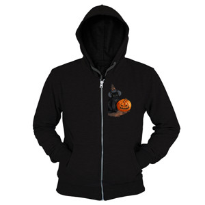 Hoodie Zipper DISTRO Collection G_BLACK FOREVER