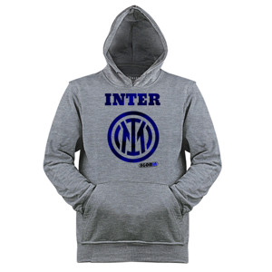 Jaket Hoodie Inter - logo biru