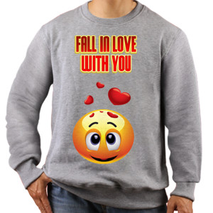 Jaket Sweater Fall in love with you
