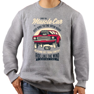 Jaket Sweater Kaos motor muscle