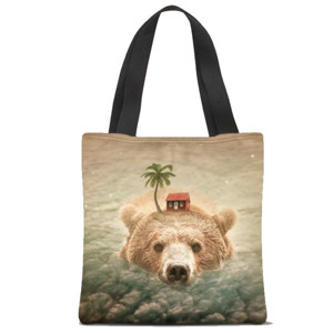 Tas Tote Fullprint Fantasi Bag Tote