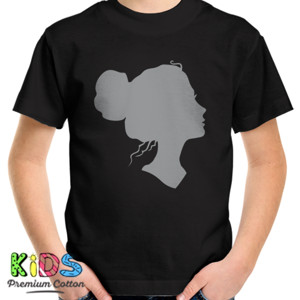 Kaos DISTRO SILHOUETTE BEAUTY GIRL