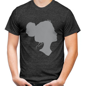 Kaos DISTRO SILHOUETTE BEAUTY GIRL