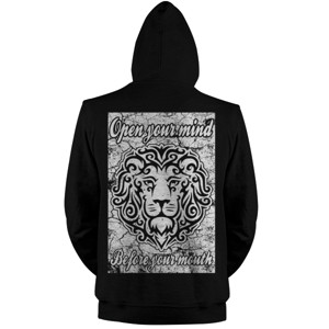 Jaket Hoodie OPEN YOUR MIND BEFORE YOUR MOUTH 2