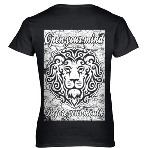 Kaos OPEN YOUR MIND BEFORE YOUR MOUTH 2