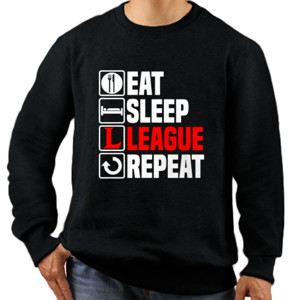 Jaket Sweater Eat Sleep League of Legends
