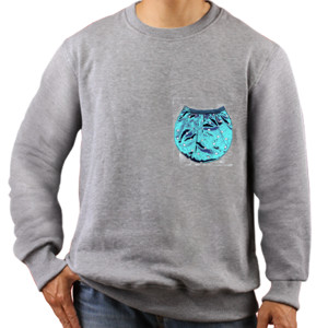 Jaket Sweater kaos kantong polkaodot