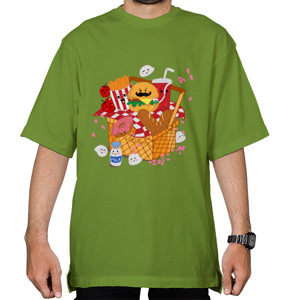 Kaos Oversize Friends of Picnic basket