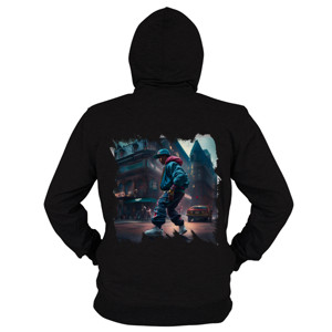 Hoodie Zipper Breakdancer