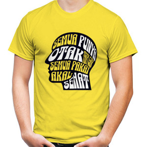 Kaos Punya Otak Sehat