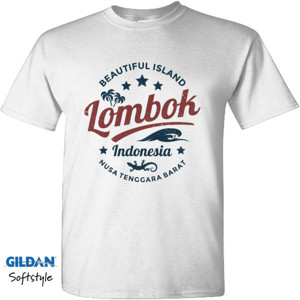 Kaos Lombok (vintage - grunge) - Pria
