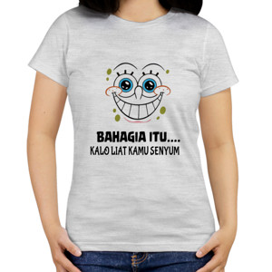 Kaos CA001 - Bahagia Senyum