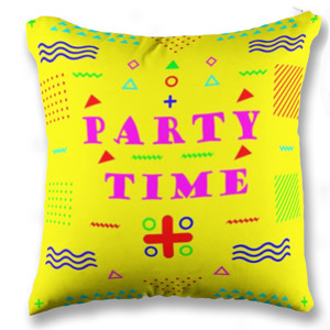 Bantal Sofa Memphis Party Time Yellow - Customic47