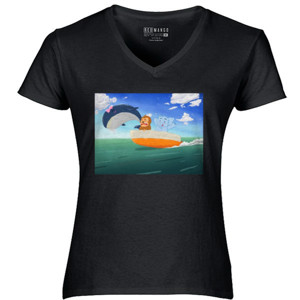 Kaos Sea - V-neck Pria by Co_mbro