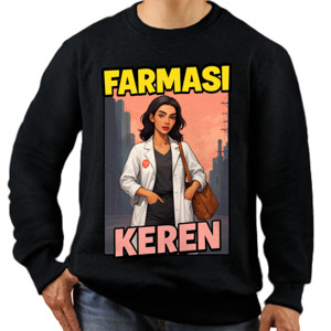 Jaket Sweater KAOS FARMASI - CREWNECK FARMASI