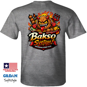 Kaos Bakso Syetan Level Neraka