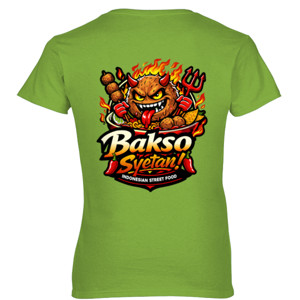Kaos Bakso Syetan Level Neraka