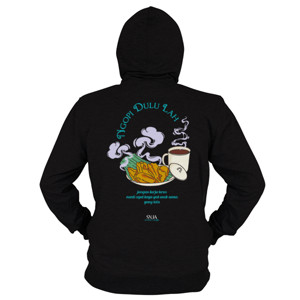 Hoodie Zipper SNJA : NGOPI DULU LAH