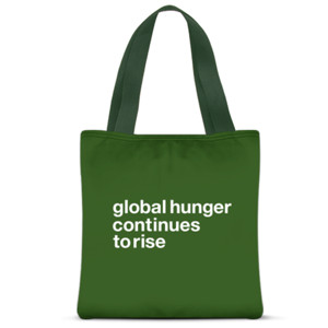 Tas Tote Fullprint global hunger