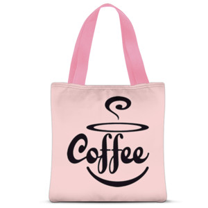 Tas Tote Fullprint TAS TOTE MOTIF COFFE 