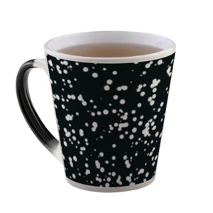 Mug White Polkadots Custom Nama Mug