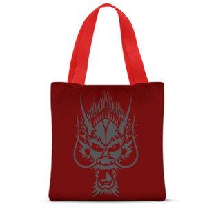 Tas Tote Fullprint Dragon