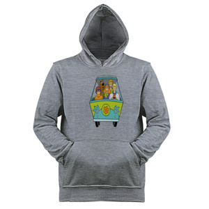Jaket Hoodie kaos c'mon scooby doo