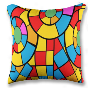 Bantal Lingkar Warna