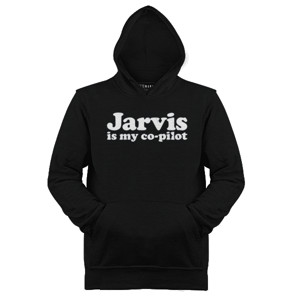 Jaket Hoodie Jarvis is my co-pilot