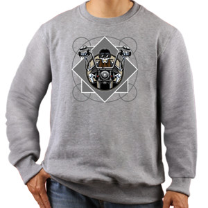 Jaket Sweater Skull bike