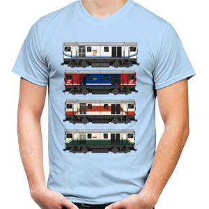 Kaos T-Shirt Lokomotif BB 301 