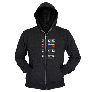 Hoodie Zipper T-Shirt Lokomotif BB 301 