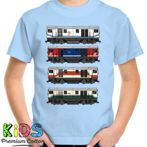 Kaos T-Shirt Lokomotif BB 301 