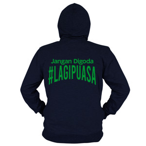 Hoodie Zipper Jangan Digoda Lagi Puasa